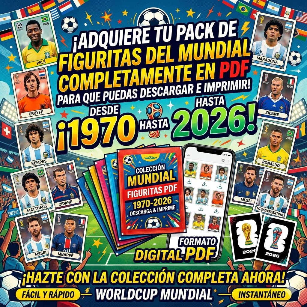 Pack de Figuritas del Mundial PDF