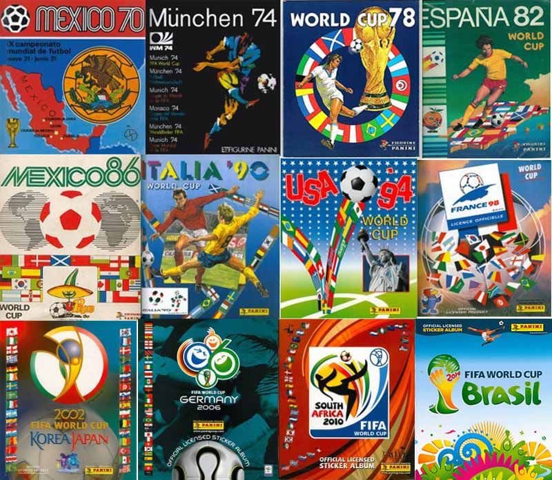 Álbumes históricos del Mundial 1970-2014